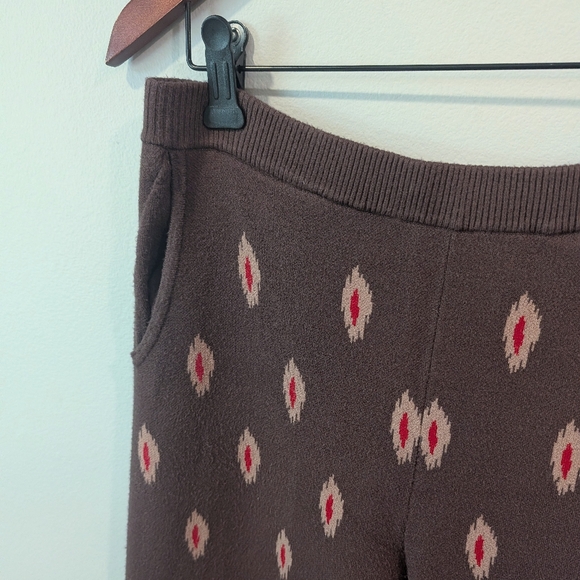 Undra Celeste Tribal Dot Knit Trousers Sz. Lg - Picture 2 of 10